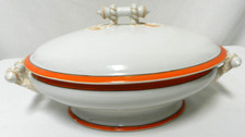 Haviland Limoges France Porcelain Vintage serving bowl w/ lid Tureen picture