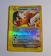 Crystal Charizard Reverse Holo Rare #146/144 2003 WOTC Skyridge Pokemon TCG ITA picture