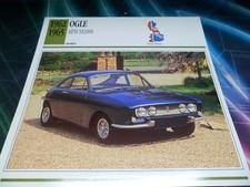 1962 - 1965 Ogle Mini SX1000 Car Photo Spec Sheet Stat Info CARD picture