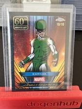 2025 Topps Chrome Marvel Anniversaries - Black Refractor /10 Karnak MA-11 picture