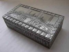 Persian Empire Asian Achaemenid Persepolis Asia Metal Jewelry Trinket Gift Box picture
