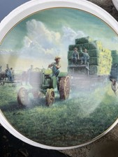 Danbury Mint Mort Künstler Farmland Memories Collector Plate Set 7Matching H3433 picture
