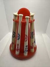 Vintage 1980s LOUISVILLE SLUGGER MINI BASEBALL BAT COIN BANK MLB picture