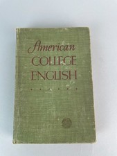 VTG American College English: 1948 Hardcover Harry Warfel, Mathews, Bushman picture