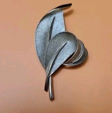 Leaf Brooch Pin In Gold Tone picture