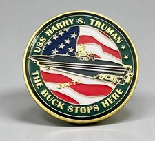 US NAVY USS HARRY S. TRUMAN CVN-75 Challenge Coin ·FAST SHIPPING· ·IN STOCK· picture