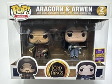 Funko Pop Vinyl: The Lord of the Rings - LOTR/Hobbit - 2 Pack - Aragorn & Arwen picture
