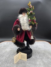 1990 Elaine Roesle St Nicholas Collection Victorian Santa Figure Rare 4/25 picture