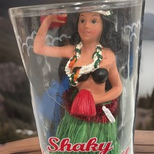 VTG Hawaiian Hula Spring Doll Dashboard Dancer Hawaii Chiefly Ku’uipo Luau Girl picture