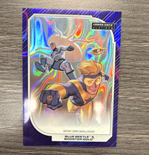 Upper Deck Platinum DC 2021 Blue Beetle & Booster Gold #25 Purple Lava 099/248 picture