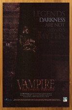1995 Vampire Eternal Struggle TCG Trading Cards Print Ad/Poster Game Promo Art picture