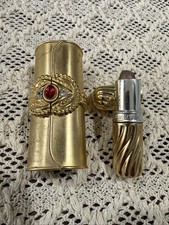 Vintage Princess Marcella Borghese Jeweled Lipstick Case Mirror Unused Stamp NOS picture