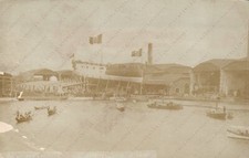 1902 VENICE Arsenal Various Ship Francesco Ferruccio Duke Genoa Photo Postcard picture