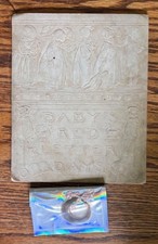 1904 Victorian Baby Book w/ Hair Lock – Baby’s Red Letter Days – Detached Cover picture