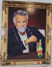 Dos Equis The Most Interesting Man in the World 19x 15 Beer Sign Tin Metal READ picture