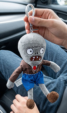 PLANTS vs.ZOMBIES Keychain PVZ Figures Plush Doll Soft Stuffed Toy for Kids Gift picture