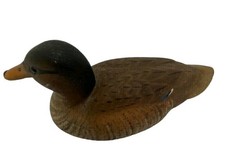 Duck American Wildlife Collection Wooden Duck Decoy Craft  1985 Vintage picture