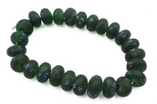 Fabulous Green 25 Venetian Millefiori African Trade Beads picture
