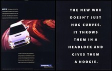 2002 Subaru WRX 2-page Original Advertisement Print Art Car Ad J473 picture