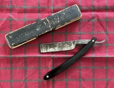 Vintage F & G Haag & Co.  New York “ Special “ Straight Razor Made In Germany picture