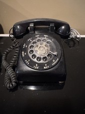 Vintage Rotary Dial Telephone Chocolate Brown Model TSC-SLR Untested See Pics picture