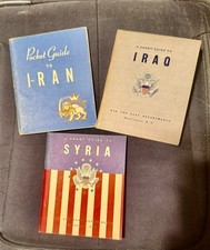 1943 Pocket Guide US War & Navy Department WWII - IRAN IRAQ & SYRIA picture