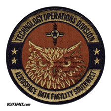 NRO-AEROSPACE DATA FACILITY -SOUTHWEST- NROL USSF USAF DOD VEL OCP PATCH picture