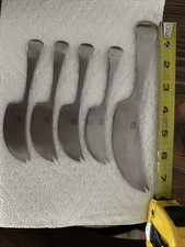 RARE-Dansk Torun Cheese Pick Knives 5 Piece Stainless Steel Set.  Made In Korea. picture