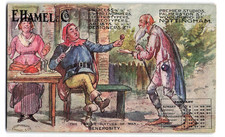 c1910's Calendar Advertising Postcard, E. Hamel & Co. Taurus Zodiac, Generosity picture
