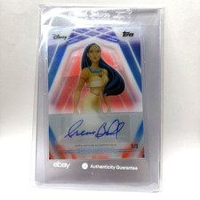 2026 Topps Disney Neon Pocahontas Irene Bedard Auto Red 3/5 - #TNA-IB picture