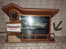REPLACEMENT FENCE ONLY Hamms Beer Sign Clock Dusk to Dawn Sunrise Sunset picture