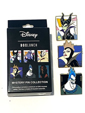 Disney Villain Retro Midnight Portrait Box Lunch Mystery pin. New/box. You Pick. picture