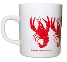 Goudchaux Maison Blanche Cajun Crawfish Crayfish Crawdad Coffee Cup Mug Mud Bug picture