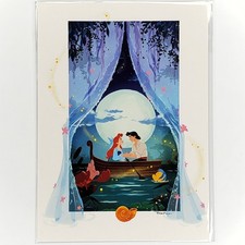 Little Mermaid Postcard Princess Ariel Eric Disney WonderGround Steve Thompson picture