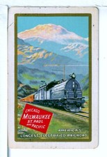 Single Railroad Playing Card 