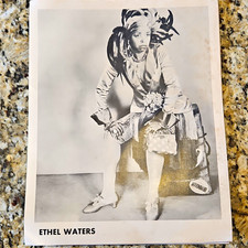 Ethel Waters Original Black & White Press Photograph Portrait Unframed picture