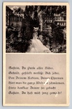 Bad Gastein Waterfall Austria Radium Thermal Spa Vintage Postcard picture
