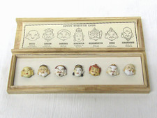 Japan Kojima Seven Gods of Fortune Porcelain Buttons, Original Box picture