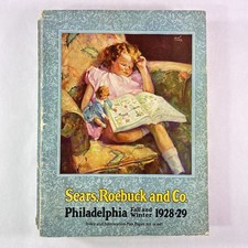 Antique Sears Roebuck and Co. 1928-29 Fall and Winter Catalog Philadelphia Rare picture