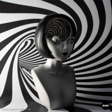UNBOX Junji Ito Uzumaki Azami Kurotani Horror Anime Fashion Figure New In Stock picture