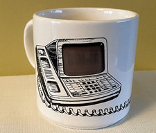 ROLM Computer Cell Phone Coffee Mug Memorabilia 70s 80s Pre IBM picture