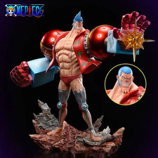 28.5cm/11.22in Anime One Piece Figure Franky Action Figures Pvc Statue Desktop picture