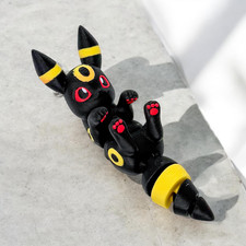 Umbreon Flexi Keychain – 3D Printed Keychain Accessory | Cute Articulated picture