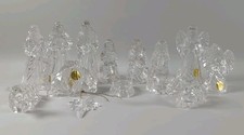 13pc Crystal Nativity set by Princess House Ox/Oxen+Animals,Wisement,Holy Family picture