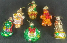 VTG Thomas Pacconi 6 Blown Glass Ornament Classics 2002 Collection EUC picture