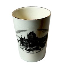 CHATEAU FRONTENAC - QUEBEC - CANADA Souvenir ANTIQUE TRINKET ROYAL WINTON CUP picture
