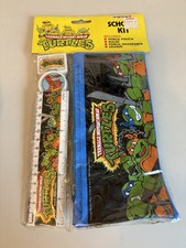 Vintage Teenage Mutant Ninja Turtles TMNT School Kit Imaginings 3 1991 Brand New picture