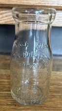 Vintage Sanitary's Pasturized Milk Bottle Glass  picture