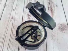Vintage Bruntons Ainsworth Surveyors Geological Pocket Transit Compass picture
