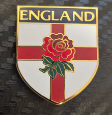 England Rugby Union Enamel Pin Badge Flag and Rose picture